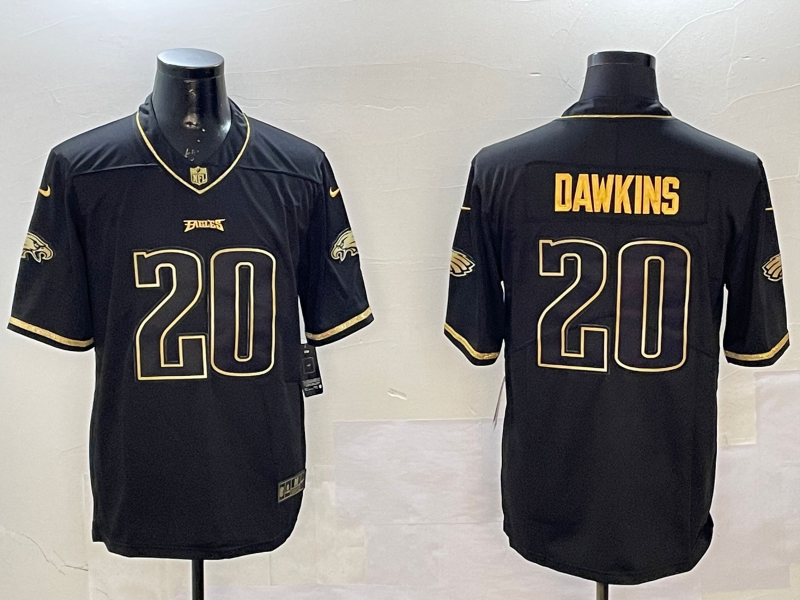 Men 2026 Philadelphia Eagles #20 Dawkins black Nike Limited NFL Jersey 002->miami dolphins->NFL Jersey